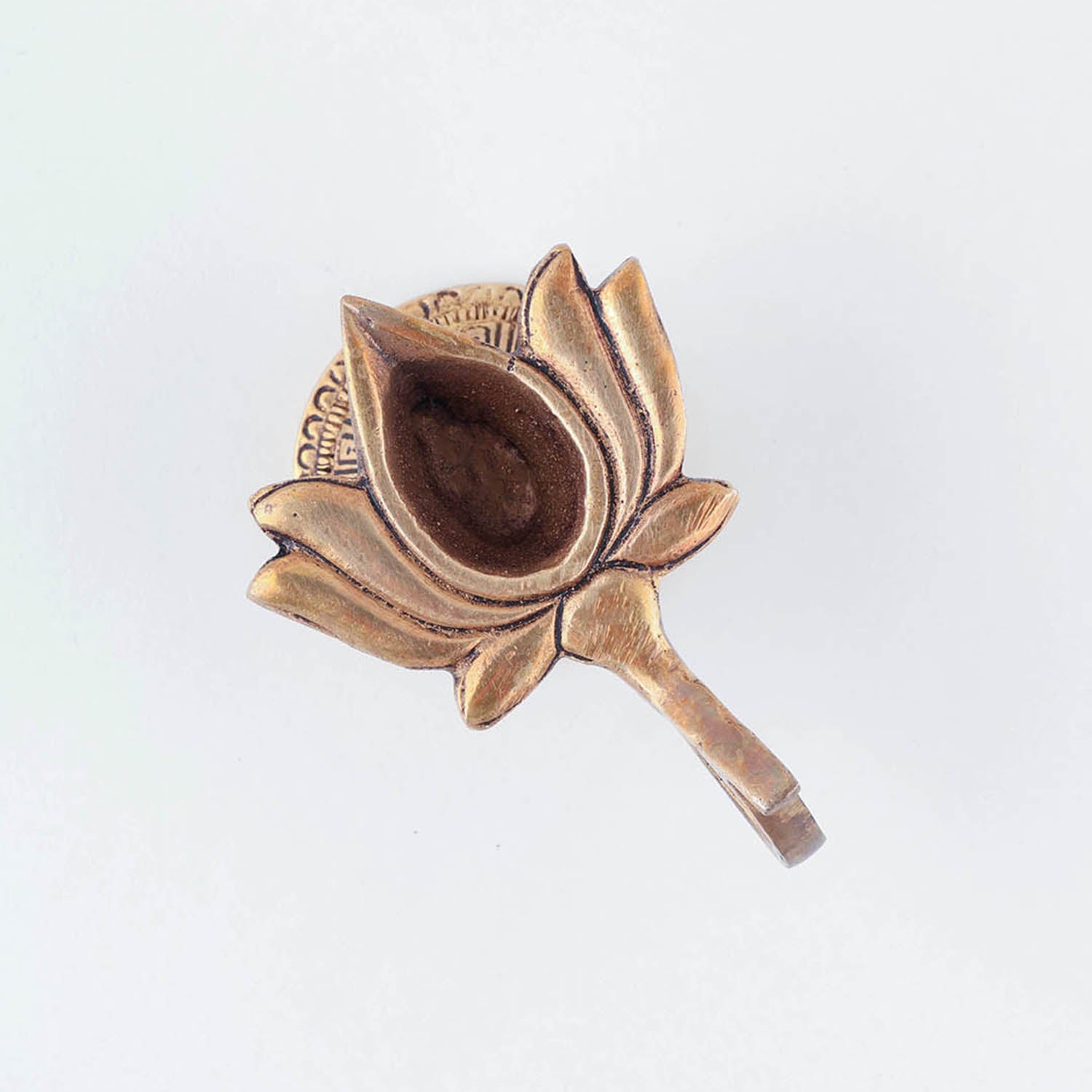 Handcrafted Brass Diya - Lotus