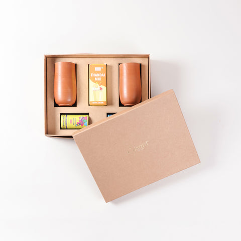 Holi Thandai & Gulal Gift Hamper, Pack of 5