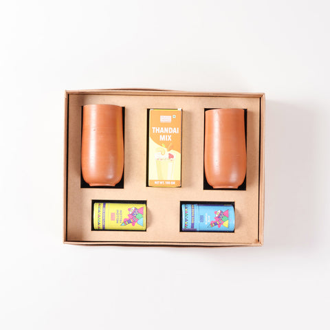 Holi Thandai & Gulal Gift Hamper, Pack of 5