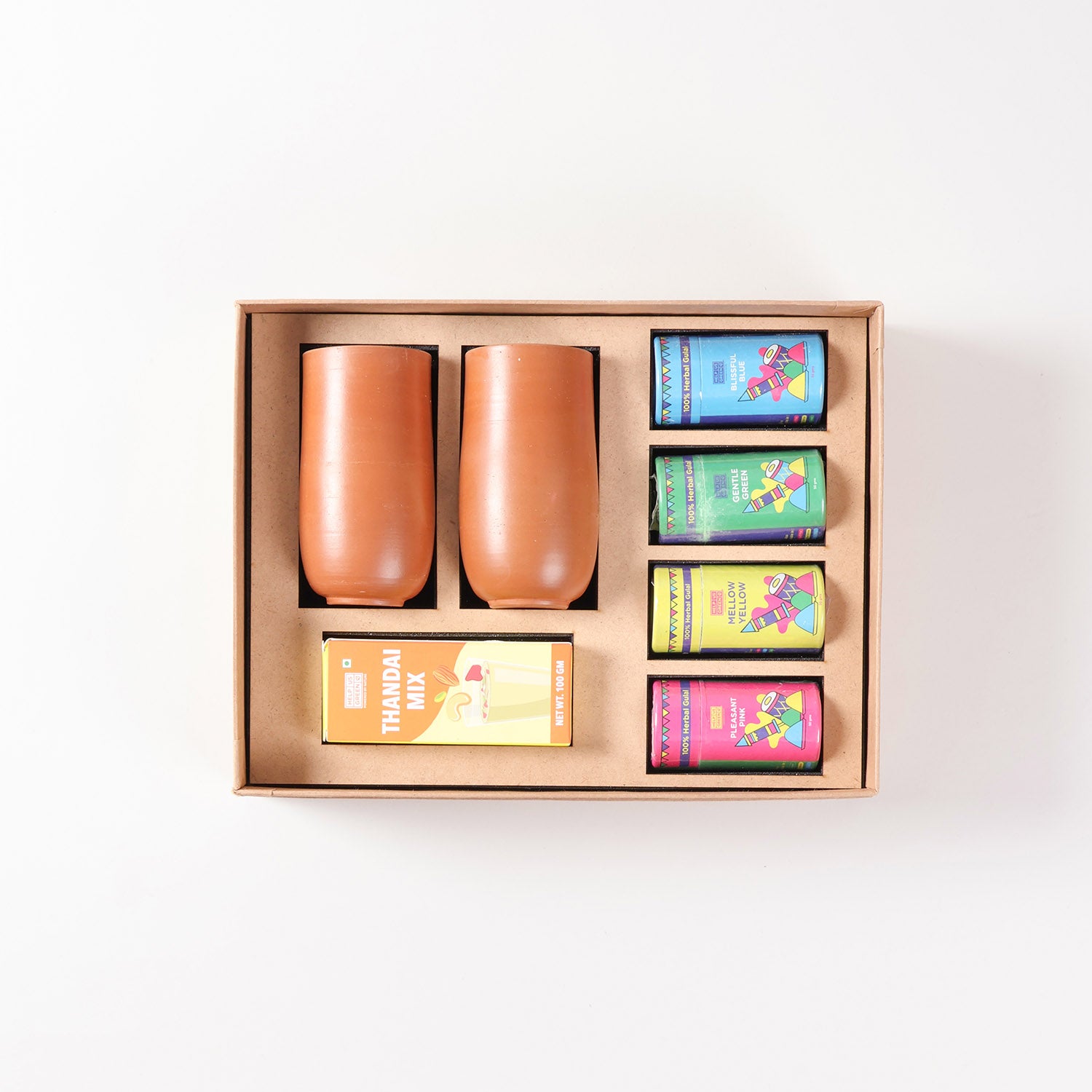 Holi Thandai & Gulal Gift Hamper, Pack of 7