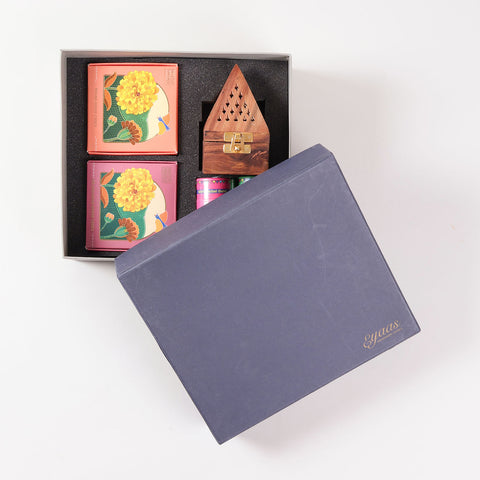 Holi Fragrance & Colour Gift Hamper, Pack of 4