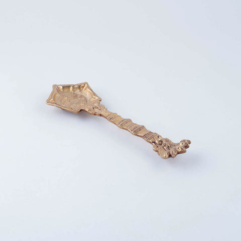 Handcrafted Brass Aarti Spoon - Naga