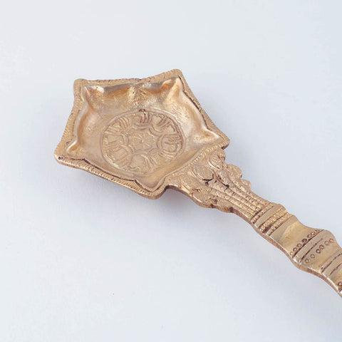 Handcrafted Brass Aarti Spoon - Naga