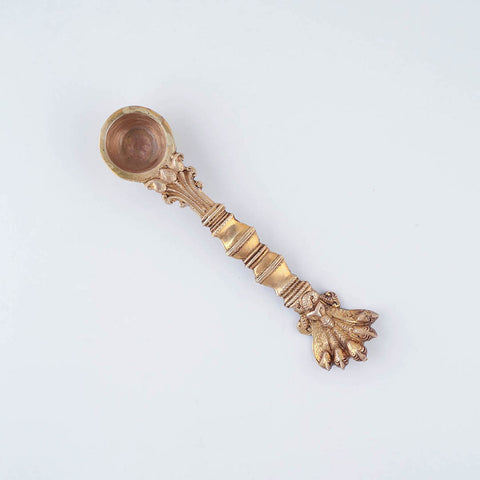 Handcrafted Brass Hawan Spoon - Naga