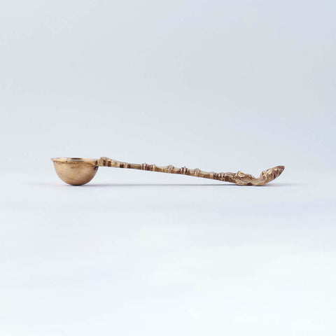 Handcrafted Brass Hawan Spoon - Naga