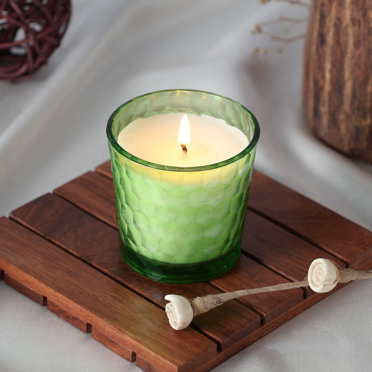 Soy Wax Scented Candle (Green Apple)