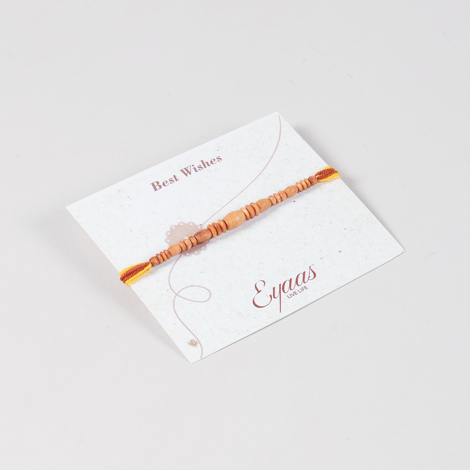 Wooden Beads Rakhi for Brothers (Set of 3 & 4)