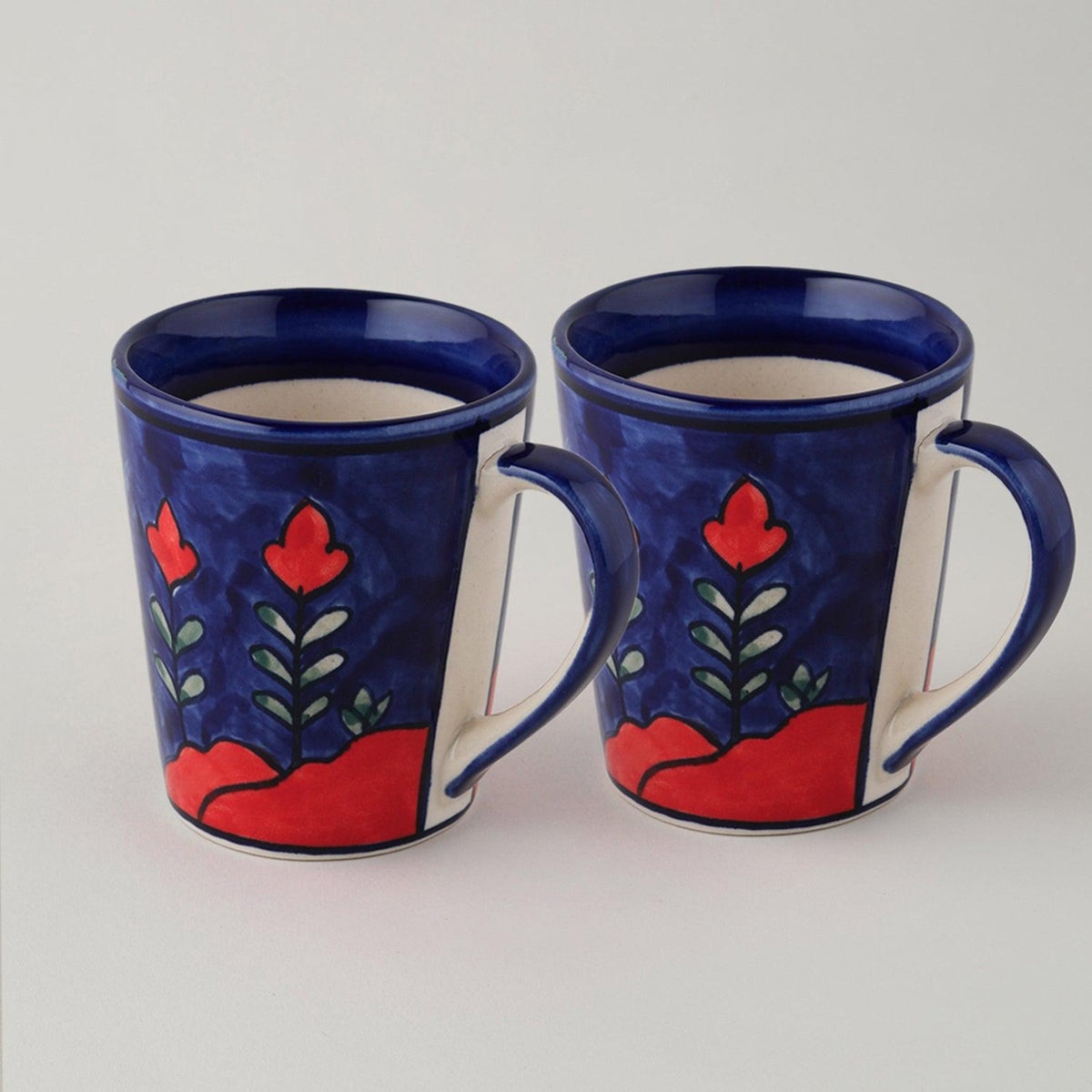 Mountain Landscape Ceramic Mug - Set of 2 (Large) - Eyaas