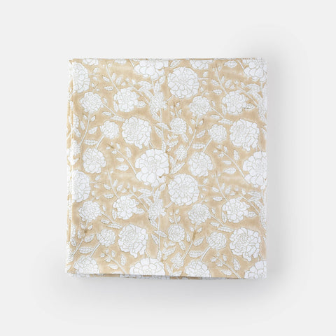 King-size Marigold Jaal Cotton Bedsheet & Pillow Cases