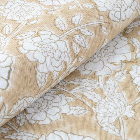 King-size Marigold Jaal Cotton Bedsheet & Pillow Cases