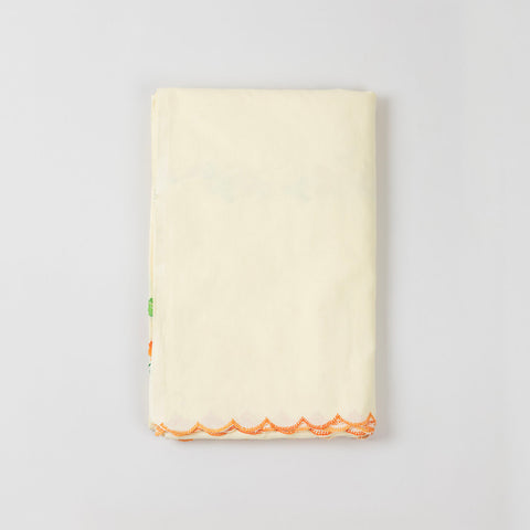 Orange Trail Embroidered Bedcover & 2 Pillow Cases