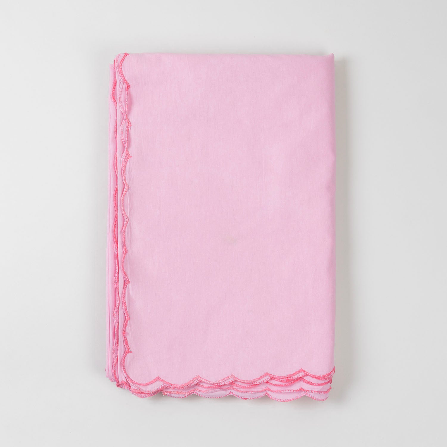 Embroidered Bedcover & 2 Pillow Cases, Pink