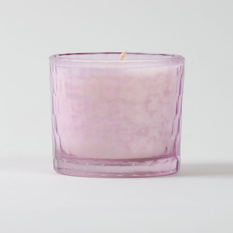 Scented Glass Soy Candle - Rose