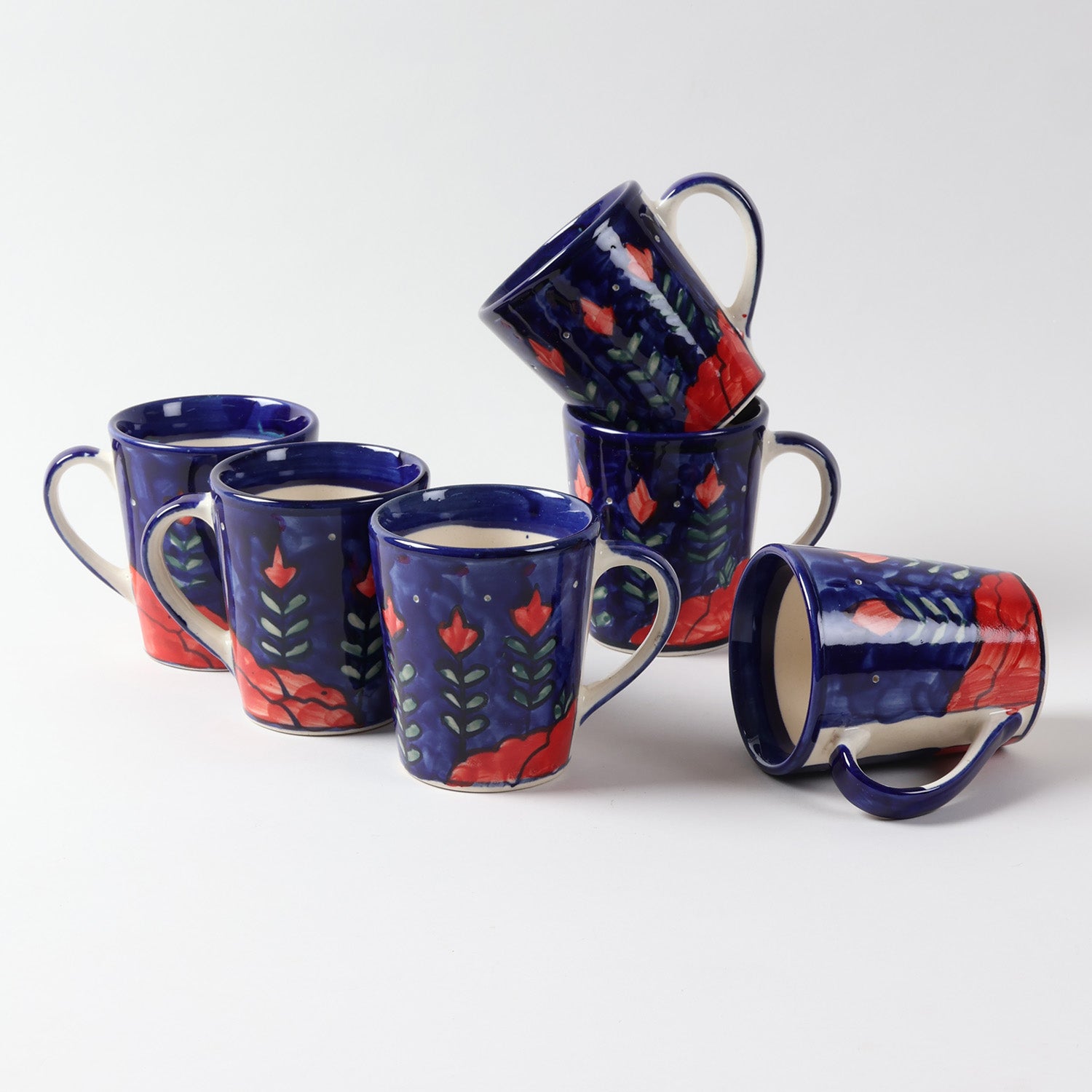 Mountain Landscape Ceramic Mug - Set of 2 (Large)