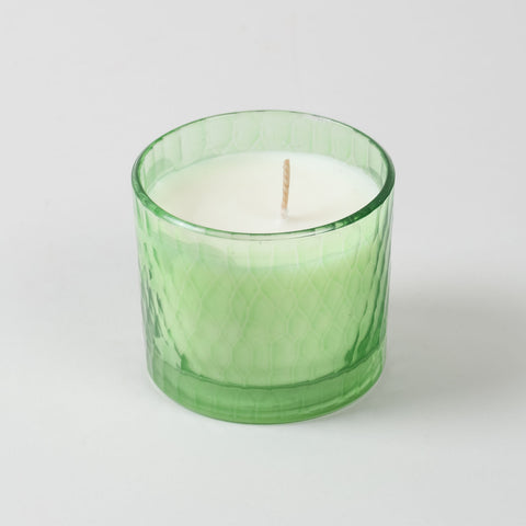 Scented Glass Soy Candle (Green Apple, Rose & Lavender Set of 3)