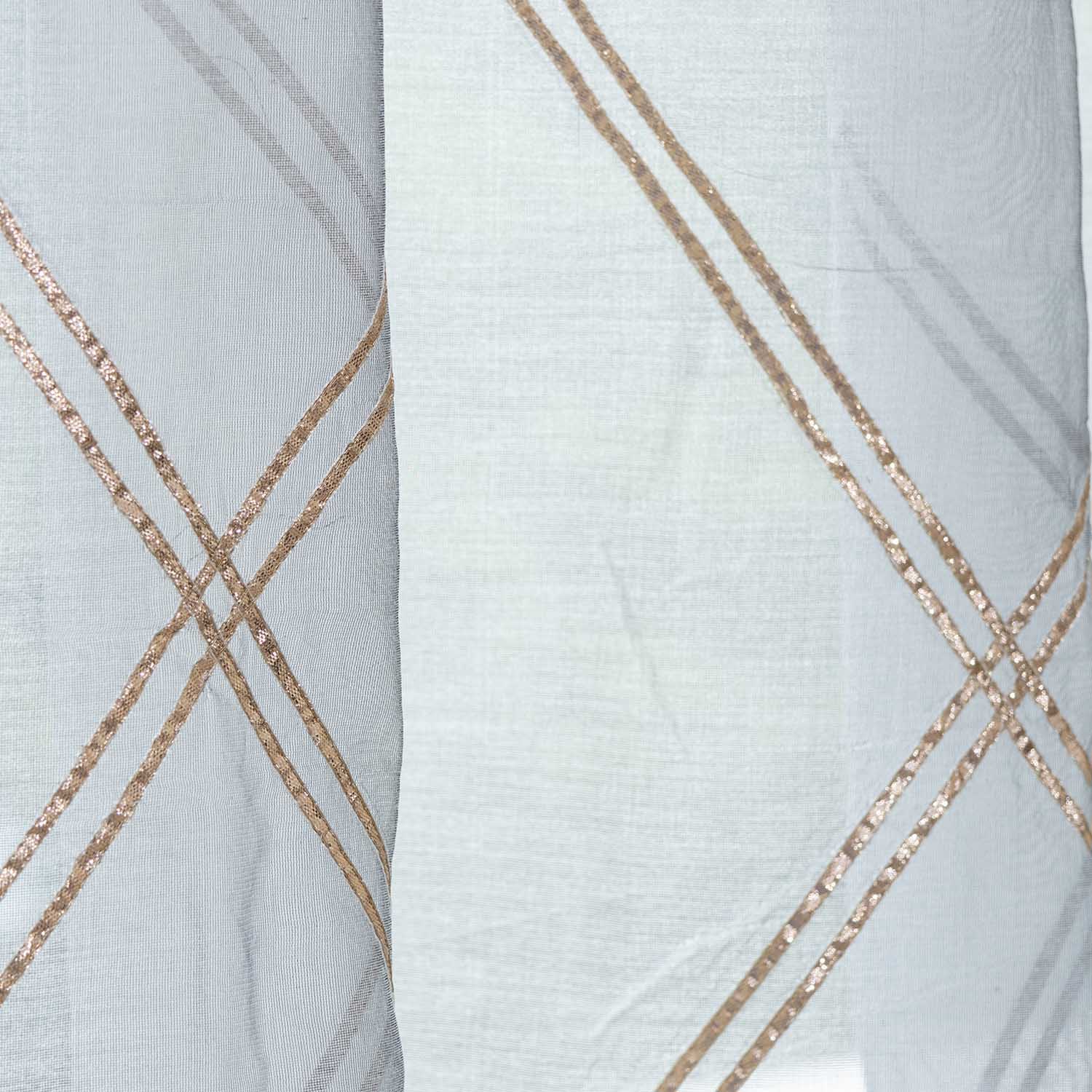 Chanderi Gota Curtain - Grey
