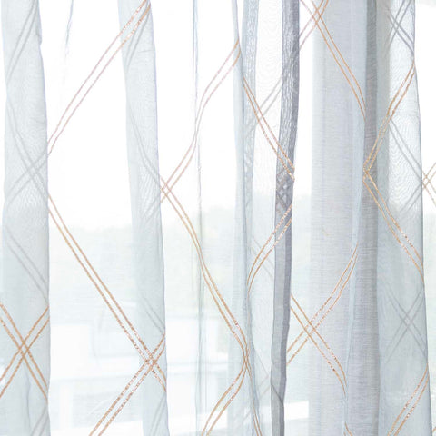 Chanderi Gota Curtain - Grey