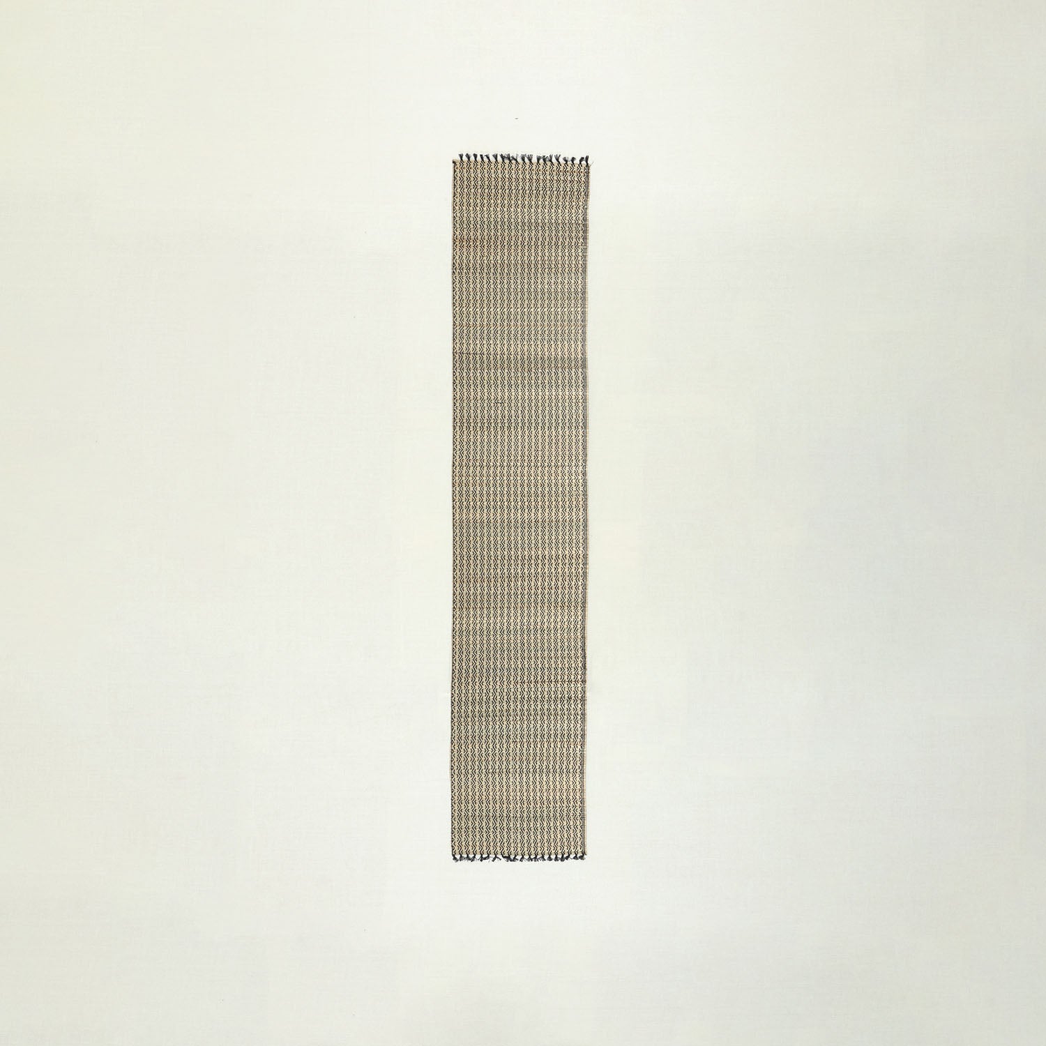 Madhurkathi Table Runner with 6 Placemats Set, Natural