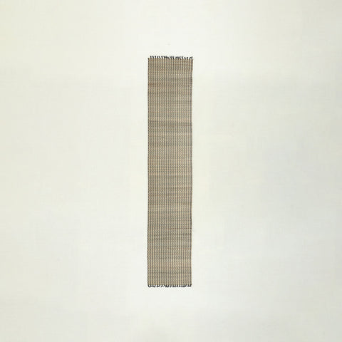 Handmade Madhurkathi Table Runner, Natural