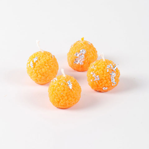 Laddoo Soy Wax Candle Set of 4
