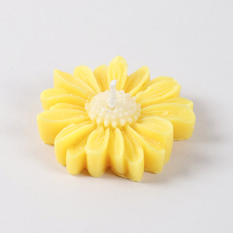 Daisy Candle Set of 4 (Yellow & White)
