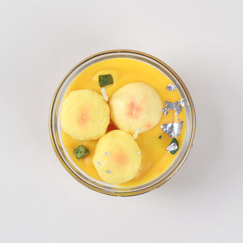 Rasmalai Soy Wax Glass Candle