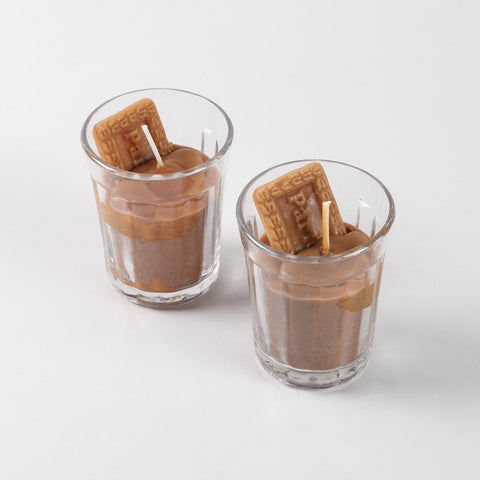 Chai Soy Wax Glass Candle Set of 2