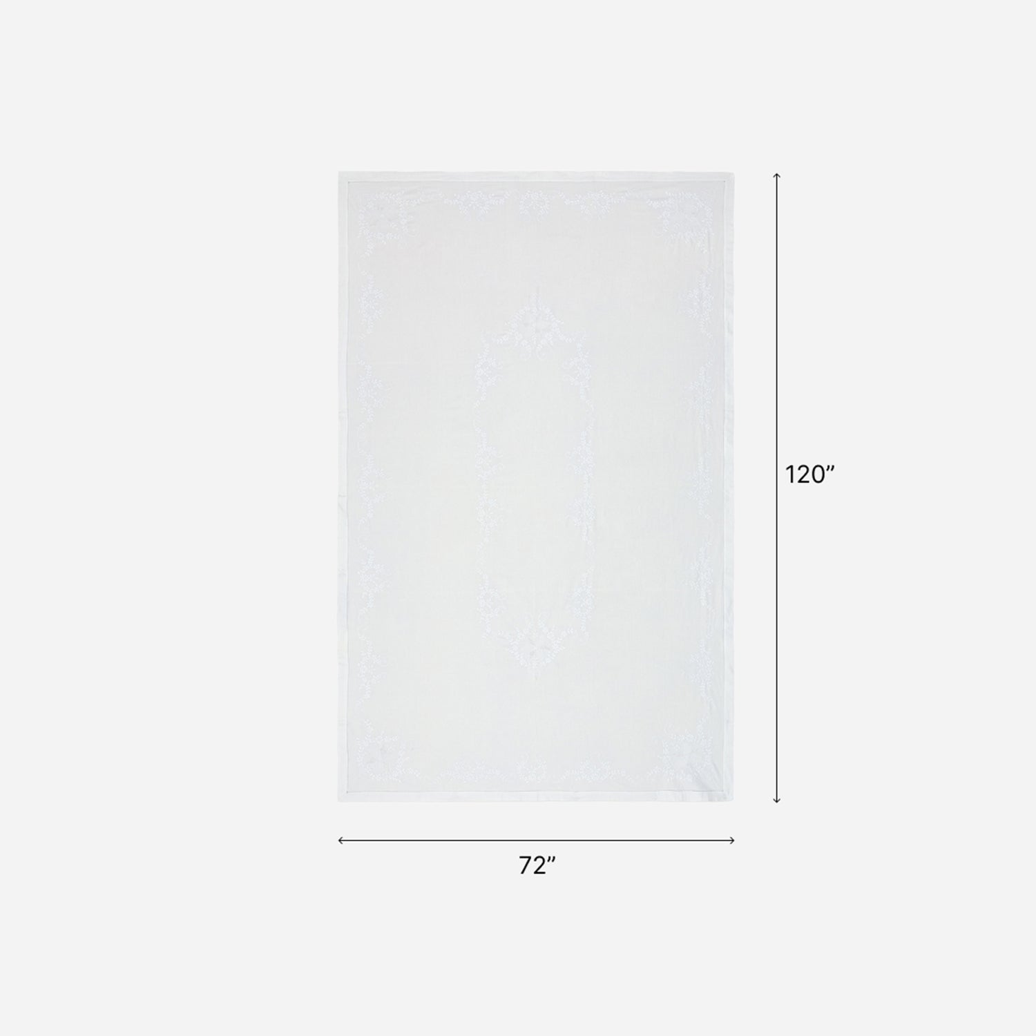 Embroidered Cutwork Table Cloth & Napkins Set