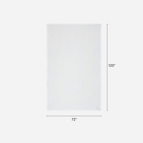 Embroidered Cutwork Table Cloth & Napkins Set