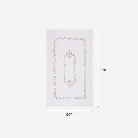 Rangoon Creeper Embroidered Cutwork Table Cloth