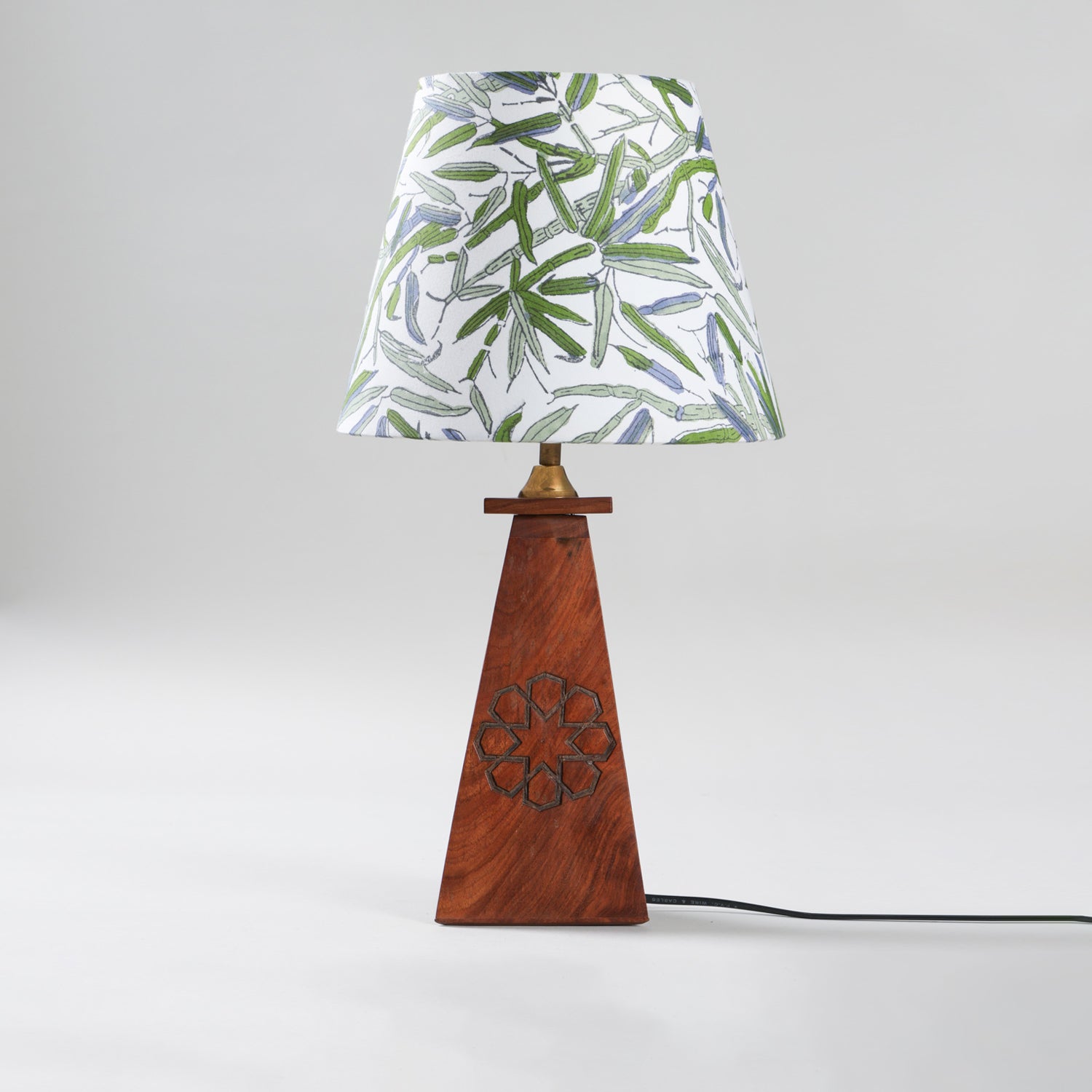 Hand Block Printed Lampshade - 10x8x6