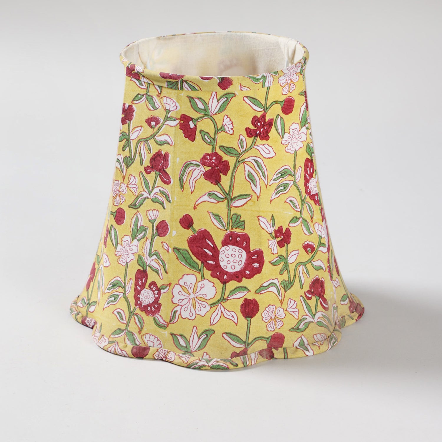 Hand Block Printed Lampshade - 10x9x6