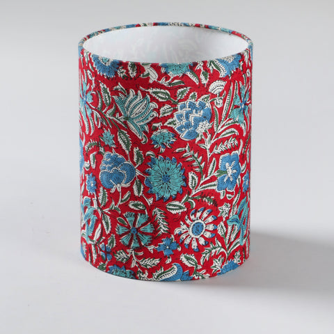 Hand Block Printed Lampshade - 9x7