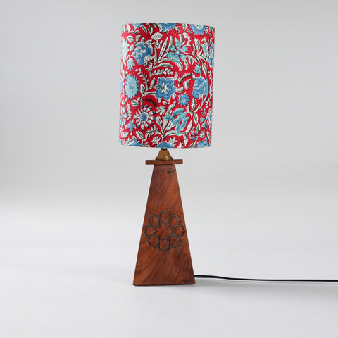 Hand Block Printed Lampshade - 9x7