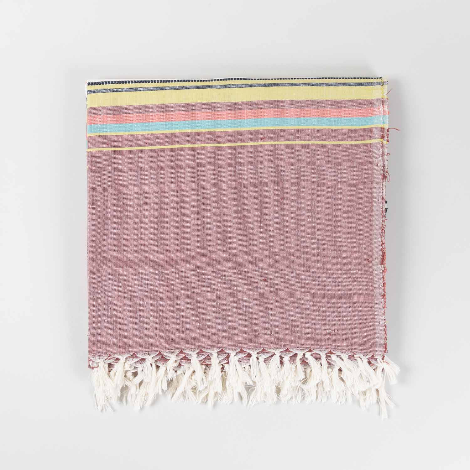 Hand-woven Bawan Buti Single Bedcover, Brown