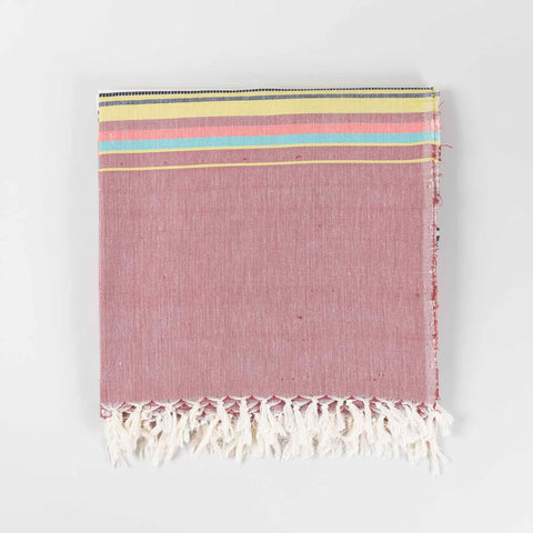 Hand-woven Bawan Buti Single Bedcover, Brown