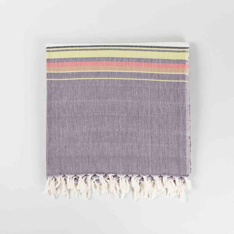 Hand-woven Bawan Buti Single Bedcover, Dark Grey