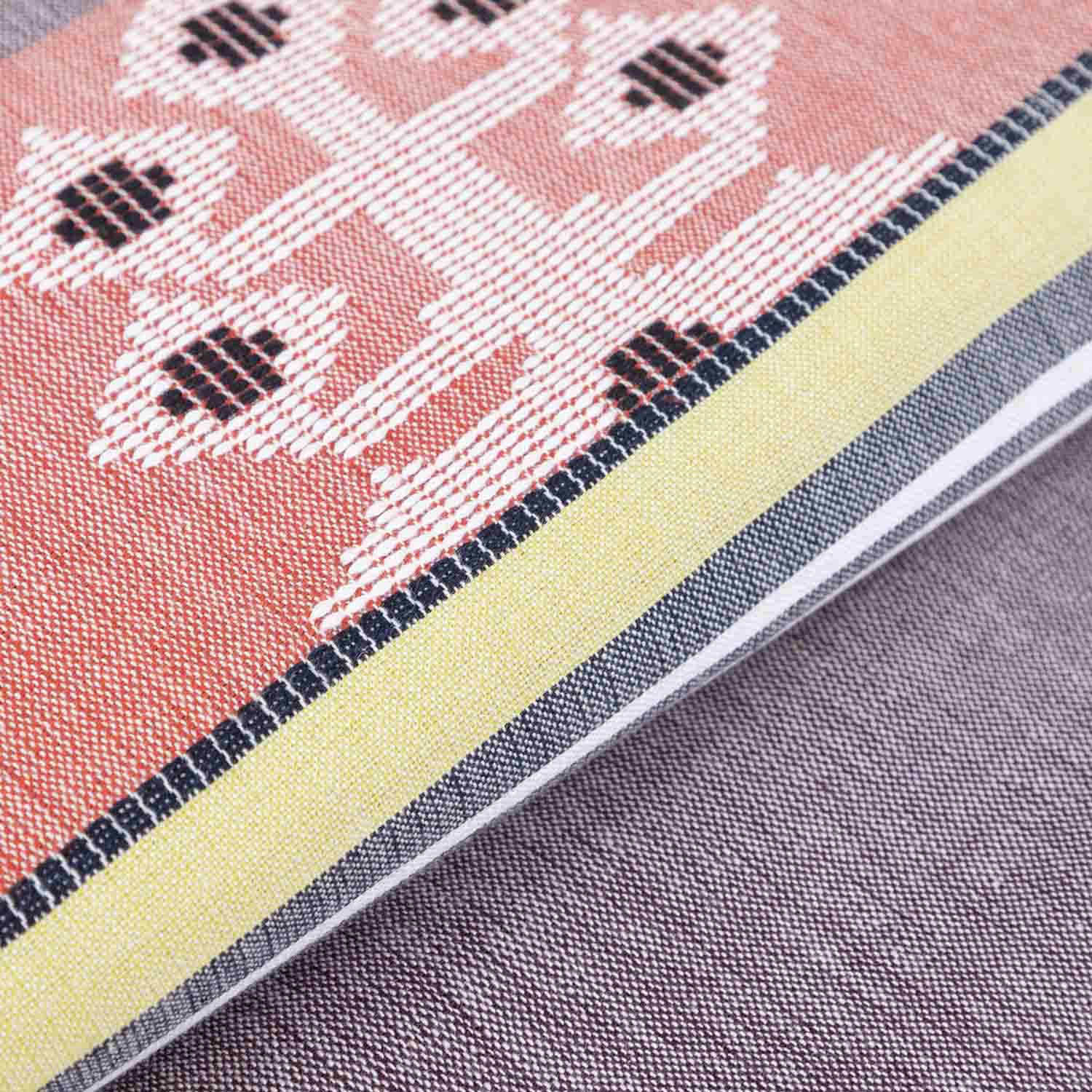 Hand-woven Bawan Buti Single Bedcover, Dark Grey