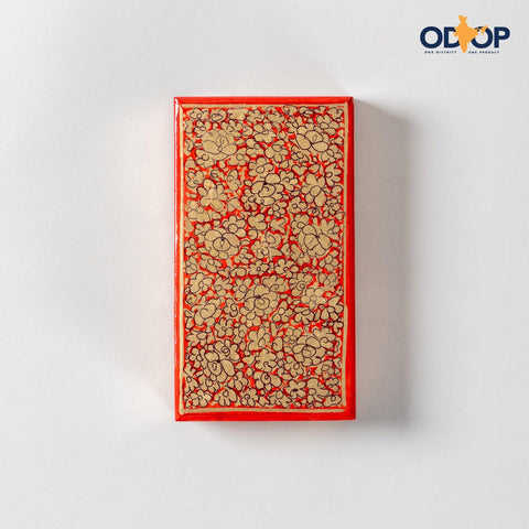Kashmiri Papier Mache Gift Box with Silk Scarf - Eyaas