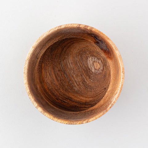 Handcrafted Small Wooden Bowls - Set of 2 - Eyaas