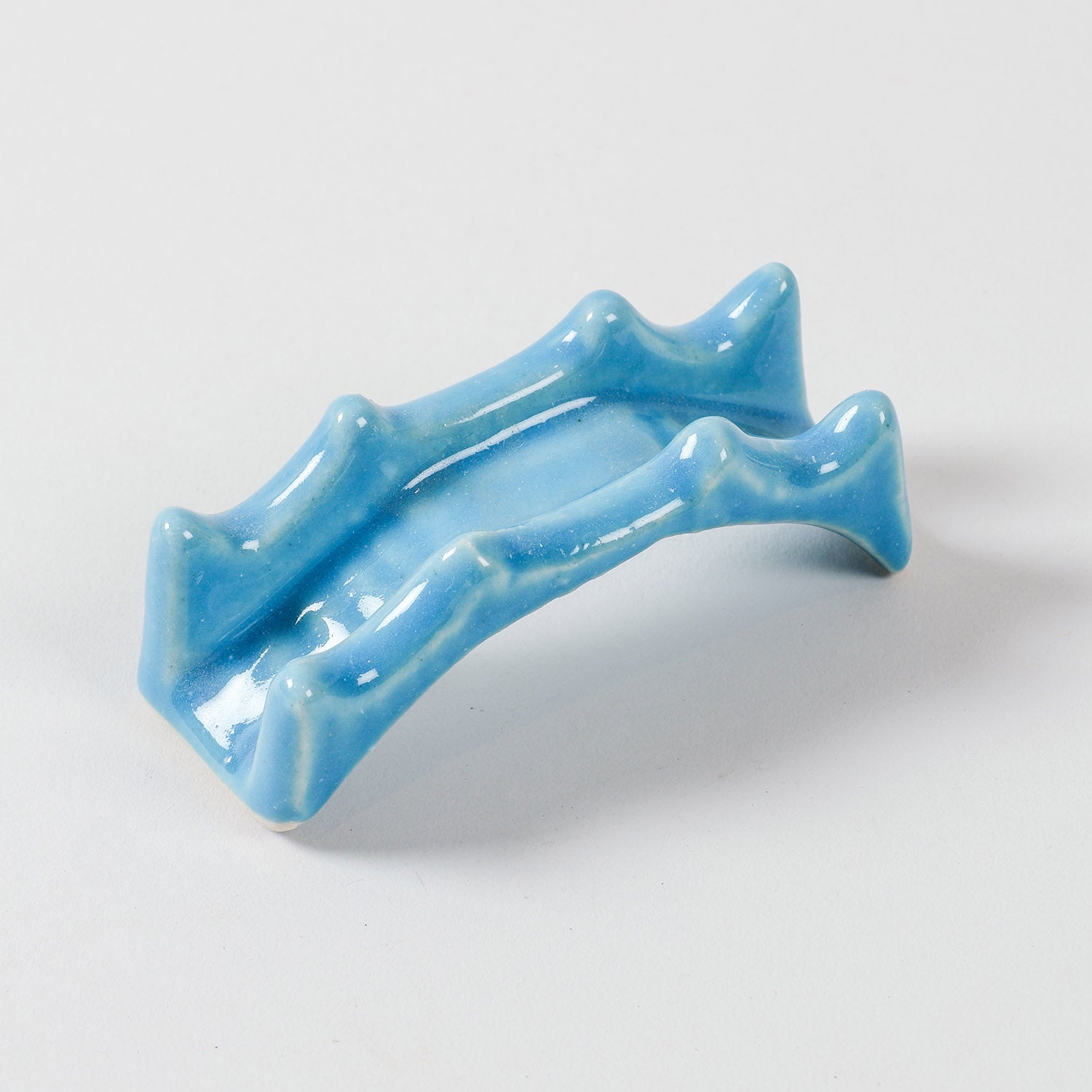 Ceramic garden bridge miniature handcrafted in Khurja, suitable for fairy gardens, miniature decor, and garden accessories