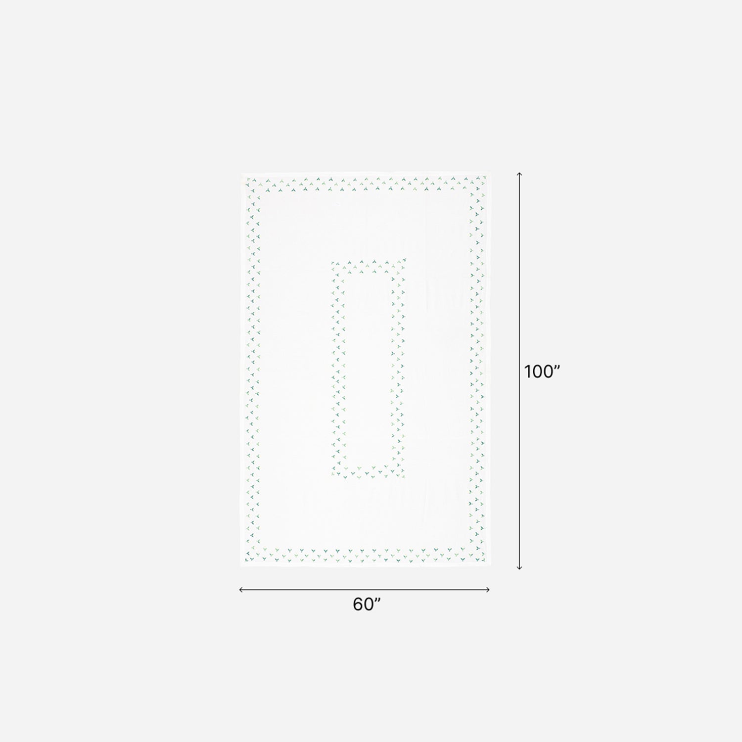 60 x 100 inch embroidered cotton table cloth size guide suitable for 10 to 12 seater dining tables