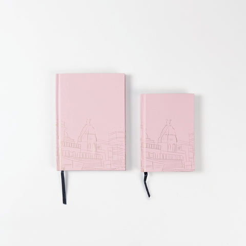 Kashi diary notebook set with large & small hard bound journals for office, travel, & writing.