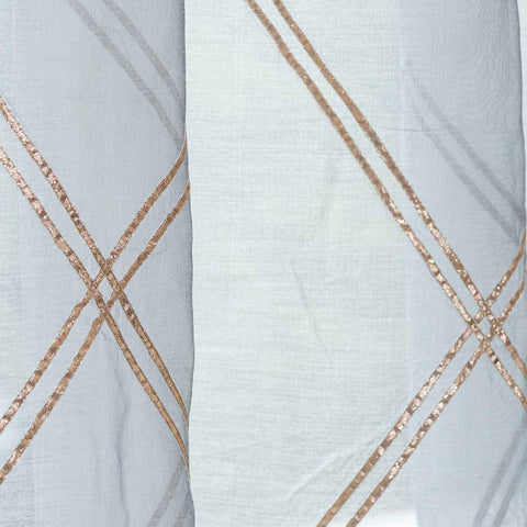 Close-up of grey handloom Chanderi cotton silk fabric showing sheer texture and subtle sheen