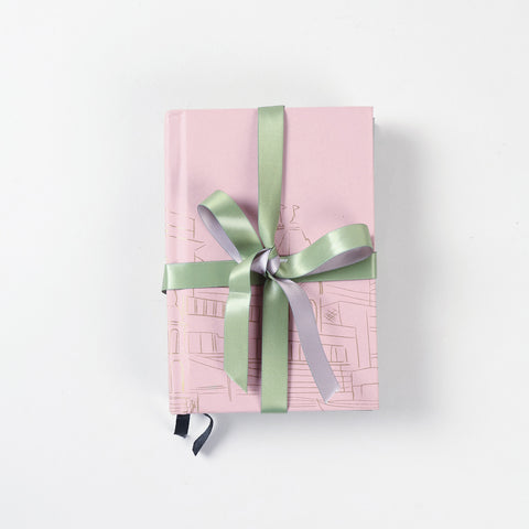 Kashi handmade pocket diary notebook set of 2 tied with a ribbon for gifting, office and travel