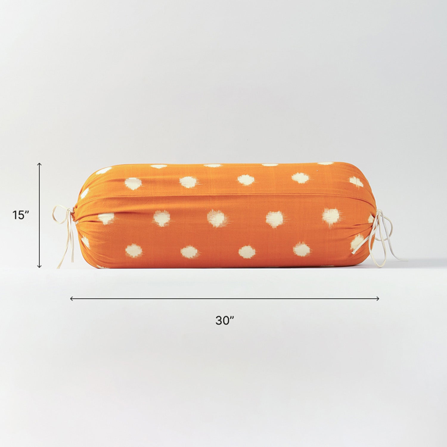 15 x 30 inch handwoven cotton bolster cover size guide for beds, sofas and lounge seating