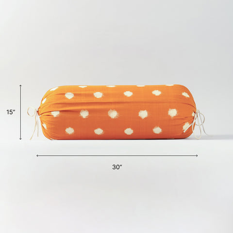 15 x 30 inch handwoven cotton bolster cover size guide for beds, sofas and lounge seating
