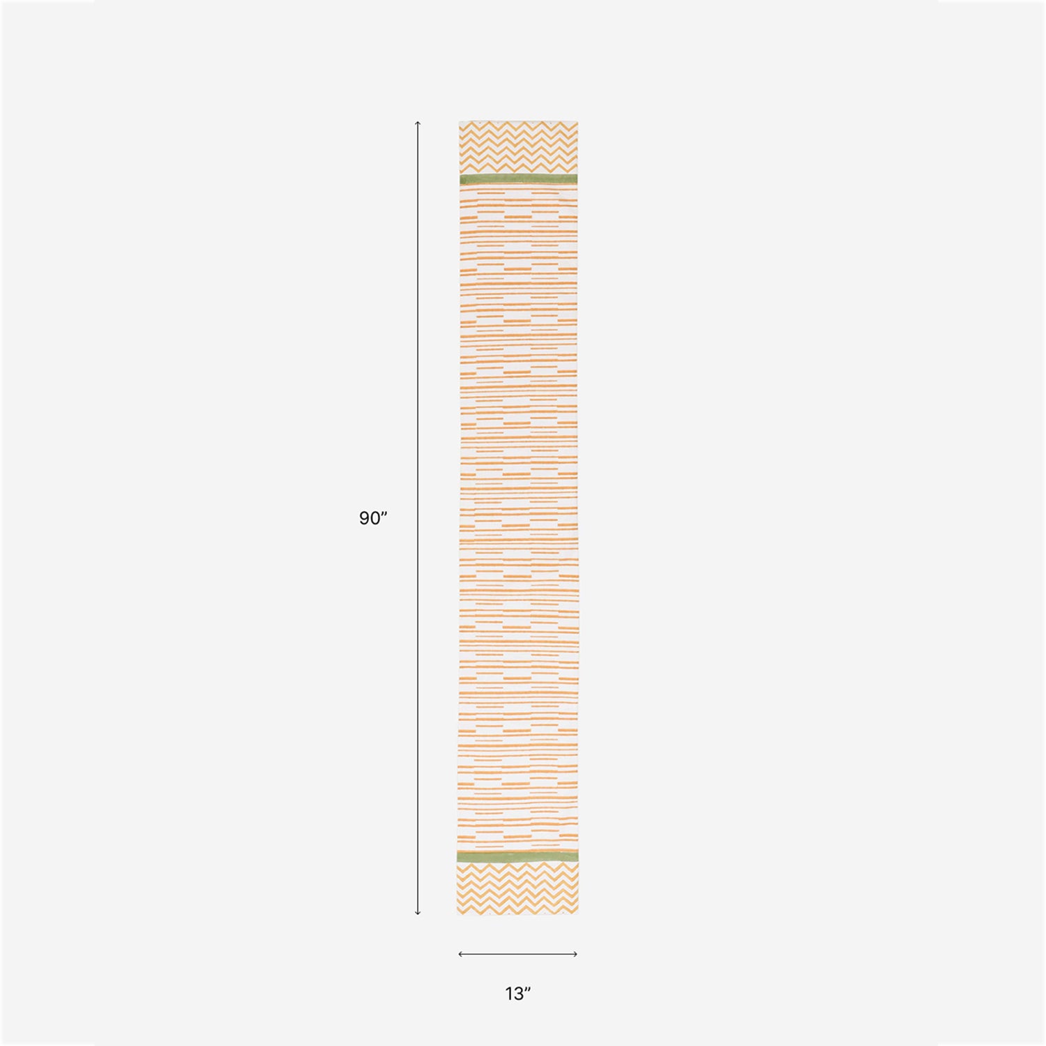 13x90 inch cotton table runner size guide for six to eight seater dining table arrangements