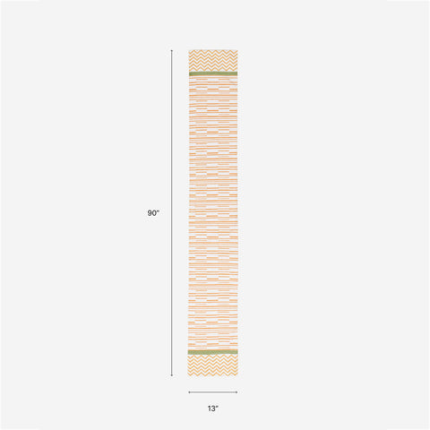 13x90 inch cotton table runner size guide for six to eight seater dining table arrangements