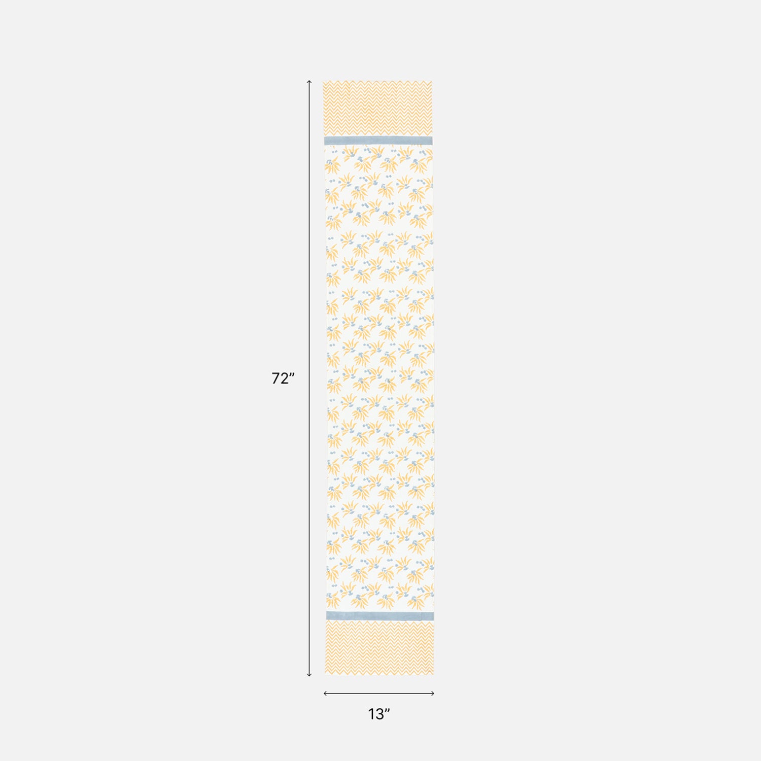 13x72 inch cotton table runner size guide for four to six seater dining table arrangements